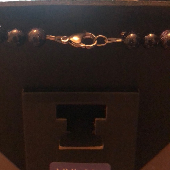 🌷Blue Sandstone and Hematite Necklace - Picture 4 of 4